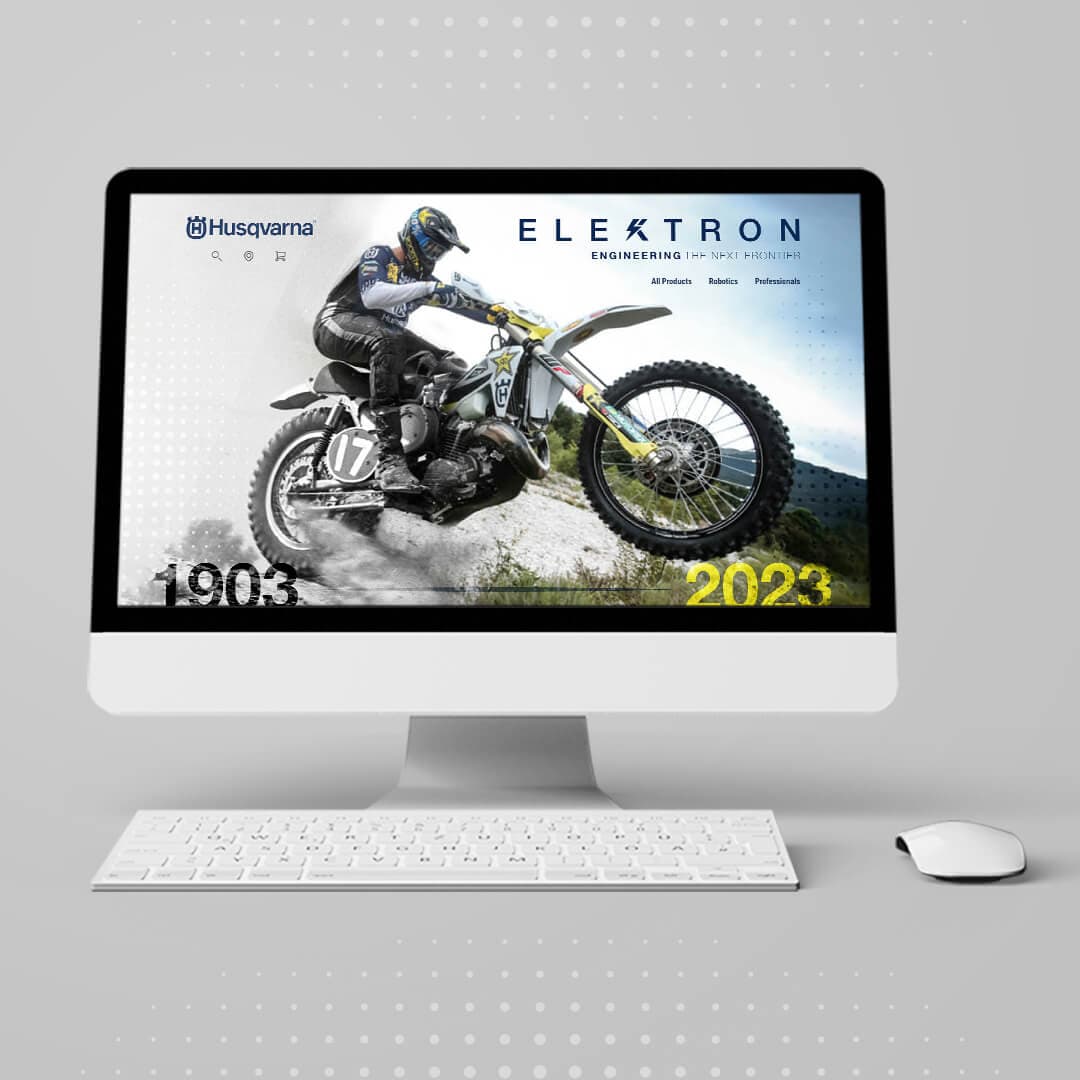 Husqvarna “Elektron” Launch: Past Meets Future — Past meets future.